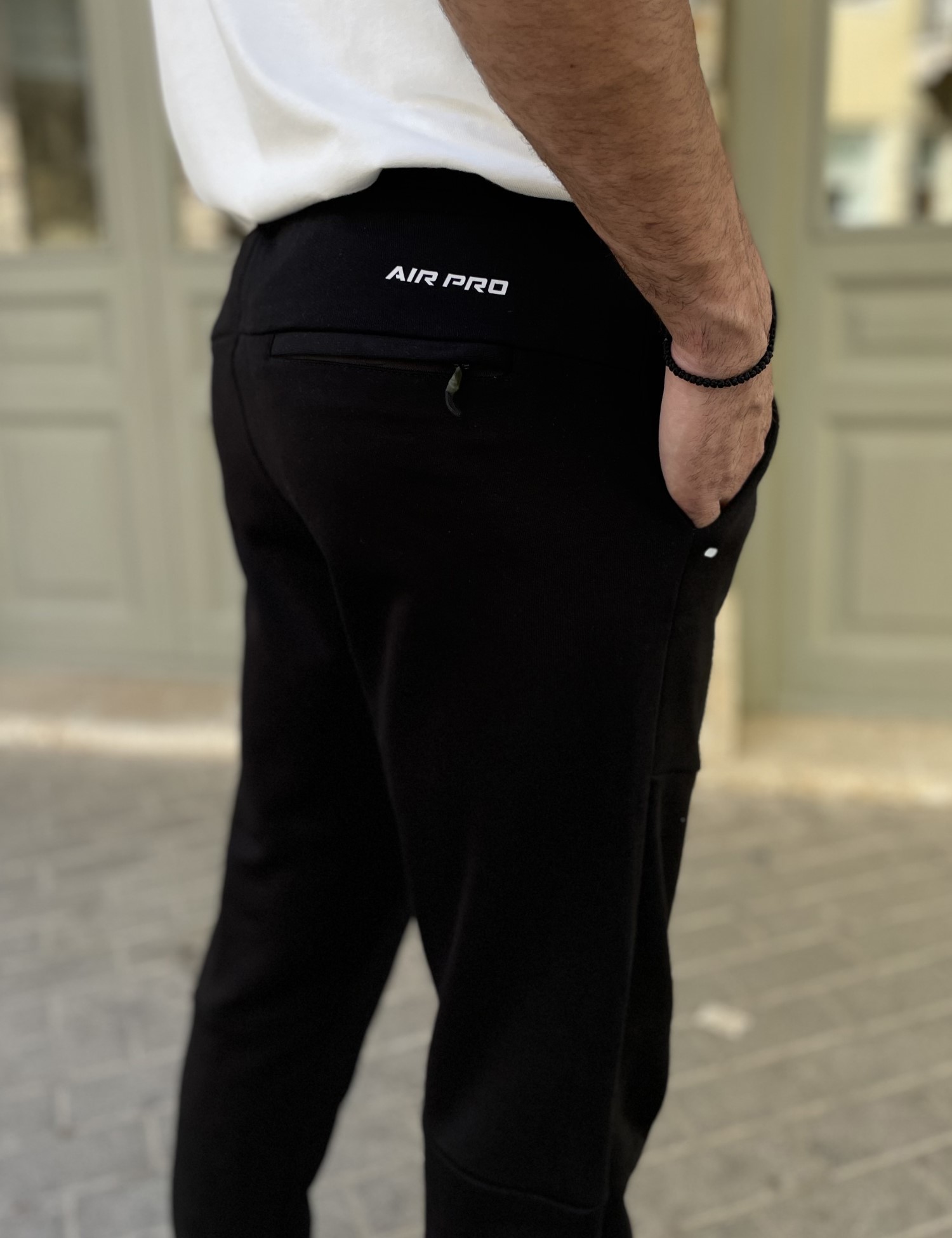 Dynamo ανδρική μαύρη φόρμα με λάστιχο AS413 φωτογραφία